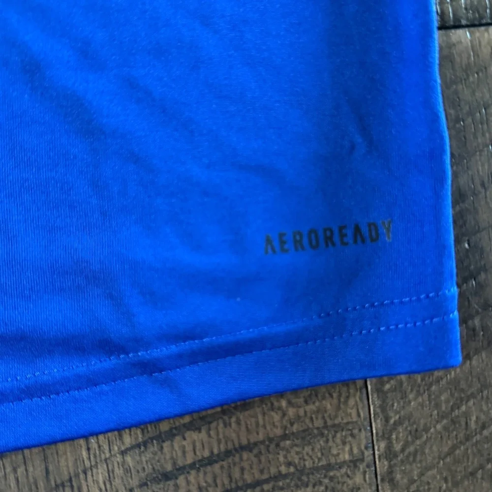 Adidas Creator SS Training Shirt Mens‎ Medium Blue Aeroready EK0088 NWT